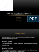 Software Quality Attiributes