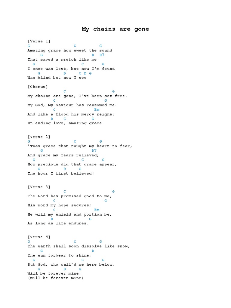 My Chains Are Gone PDF