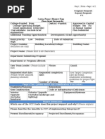 Capital Project Request Form - 1