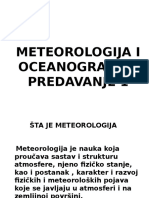 Meteorologija Predavanje 1