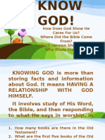 How Does God Show He Cares For Us? Where Did The Bible Come From? Which Version Should I Use? Why Study The Bible?
