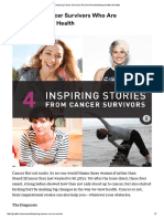 4 Inspiring Cancer Survivors Who Are Revolutionizing Health - Greatist