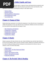 Lesson Plans - Middle School Chemistry