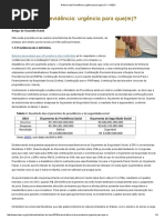 Reforma Da Previdência_ Urgência Para Que(m)