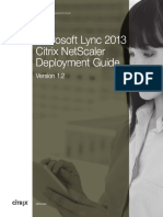 Documents - MX Netscaler Deployment Guide For Microsoft Lync 2013