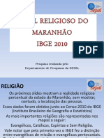 Perfil Religioso Completo Do Estado Do Maranhão