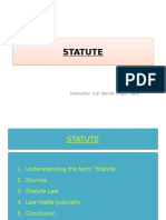 Understanding Statute Law