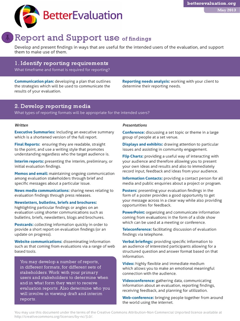 Report - Compact | PDF | Infographics | Evaluation