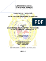 Diagnostico Tratamiento Prevencion de Problemas de Aprendisaje I Dioses Chocano 2010-I