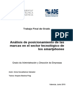 Análisis de Posicionamiento de Las Marcas en El Sector Tecnológico de Los Smartphon...