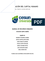 Manual de Recursos Humanos - Colegio Santa María