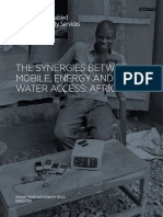 The Synergies Between Mobile, Energy and Water Access - Africa