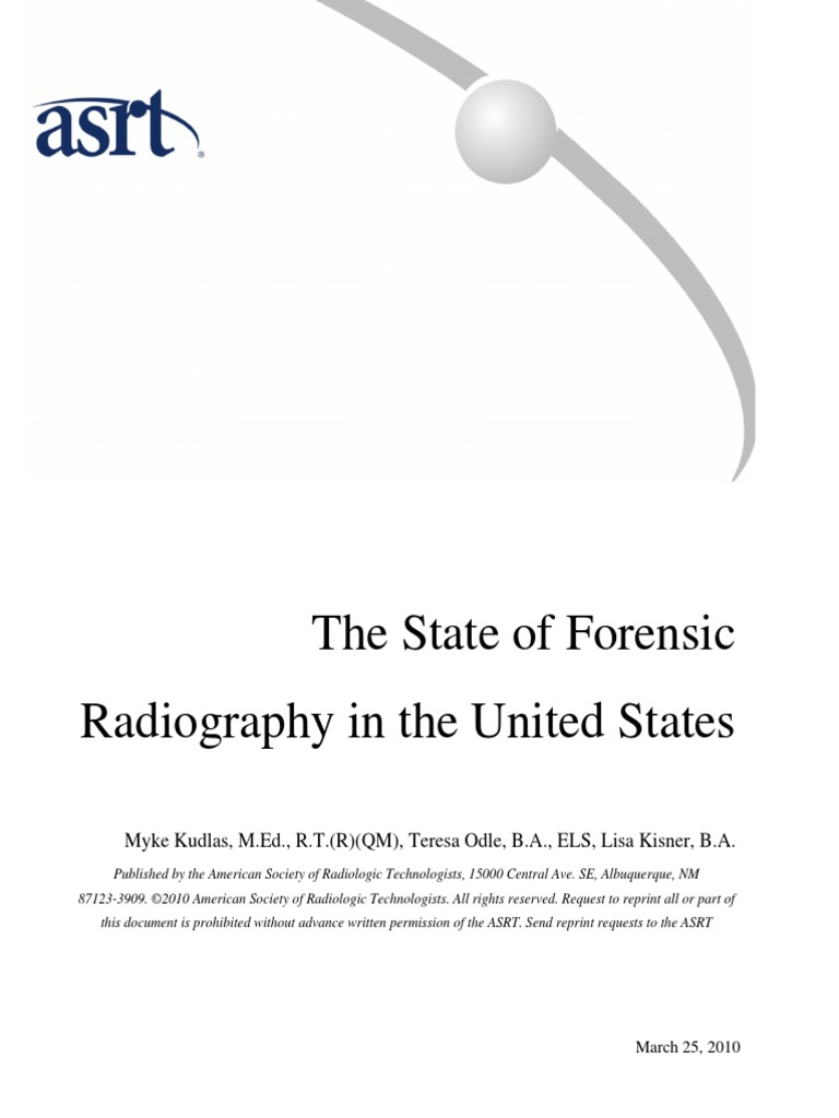 Forensic Radiography White Paperfin | PDF | Radiology | Medical Imaging