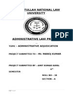 Administrative Law