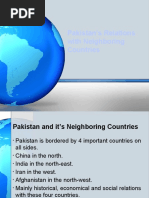 Chp 10 Pakistan Relations With Neighbours