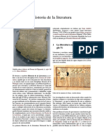Historia de La Literatura PDF