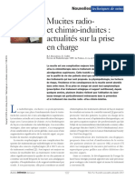 Mucites Radioet Chimio-Induites Actualités Sur La Prise en Charge