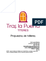 Dossier Talleres de Cuentos y Titeres PDF