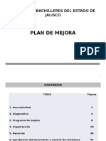 Plan de Mejora Plantel 5