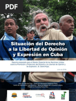Situación del Derecho a la Libertad de Opinión y Expresión en Cuba