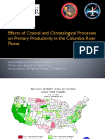 Impacts of Costal and Climatological Processes on Primary Productivity in the Columbia River Plume