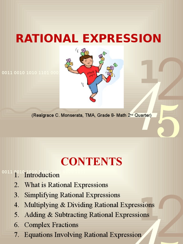 Understanding Rational Expressions | PDF | Fraction (Mathematics ...