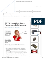 IELTS Speaking Tips - Fluency and Coherence - Your IELTS Tutor
