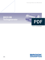 Datasheet Tachogenerator