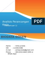 Analisis Perancangan Kerja (1)