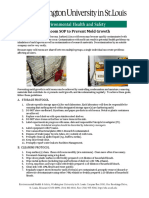 Cold Room SOP To Prevent Mold Growth