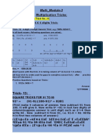 Math Module-3