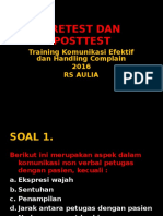 Pre Test Komunikasi Efektif