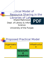 Resource Sharingsource Sharing by Dr. Khalid Mahmood