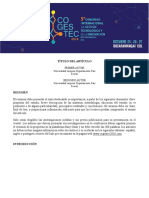 Formato Ponencia Completa COGESTEC 2016