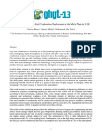 The Evaluation of Oxy-Fuel Combustion Deployment at The Mirfa Plant in UAE