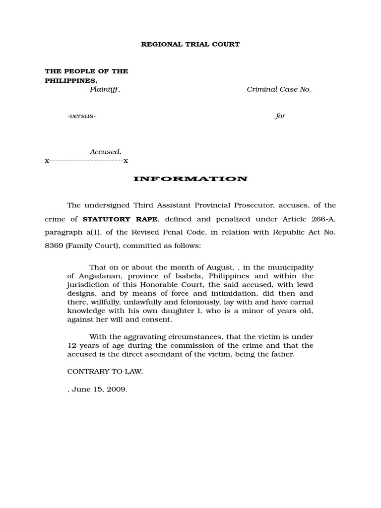 Sample Information Stat Rape | PDF
