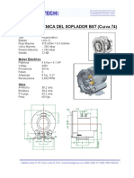 Hoja Técnica Soplador BST 4.6kw-1e