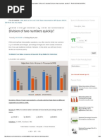 (Data Interpretation-1) How To Calculate Division of Two Numbers Quickly - RAVI MOHAN MISHRA