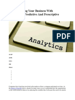 Descriptive Analytics Understanding Business