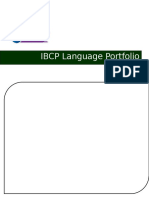 Language Portfolio Ibcp Guidelines