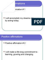 Positive Affirmations