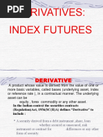 Derivatives: Index Futures