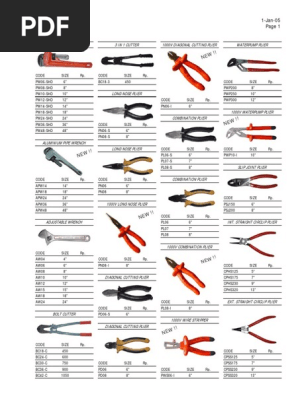 Mechanical Tools Names And Pictures Pdf