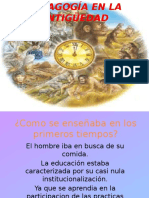 Pedagogía en La Antigüedad