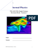 Section 2 - Thermal Physics