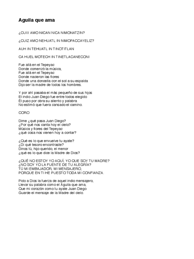 Aguila Que Ama PDF