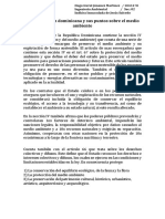 Tarea 1 La Constitución Dominicana y Sus Puntos Sobre El Medio Ambiente