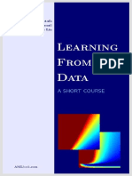 Learning From Data - A Short Course