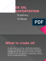 Lecture For Transportation of Crude Oil