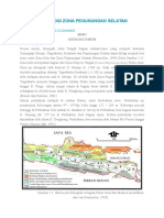 Sejarah Geologi Zona Pegunungan Selatan Jawa